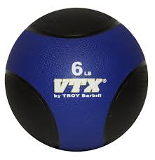 VTX Medicine Med Ball Commercial Grade Inflatable Firmness 06 lb